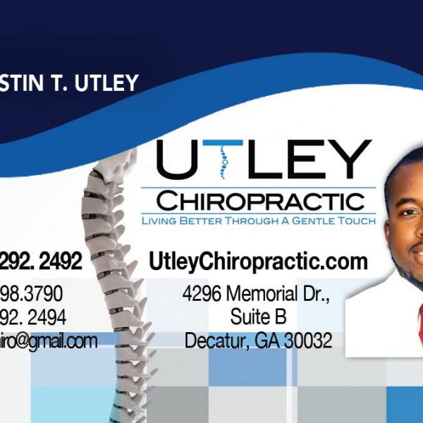 Utley Chiropractic Business Cards